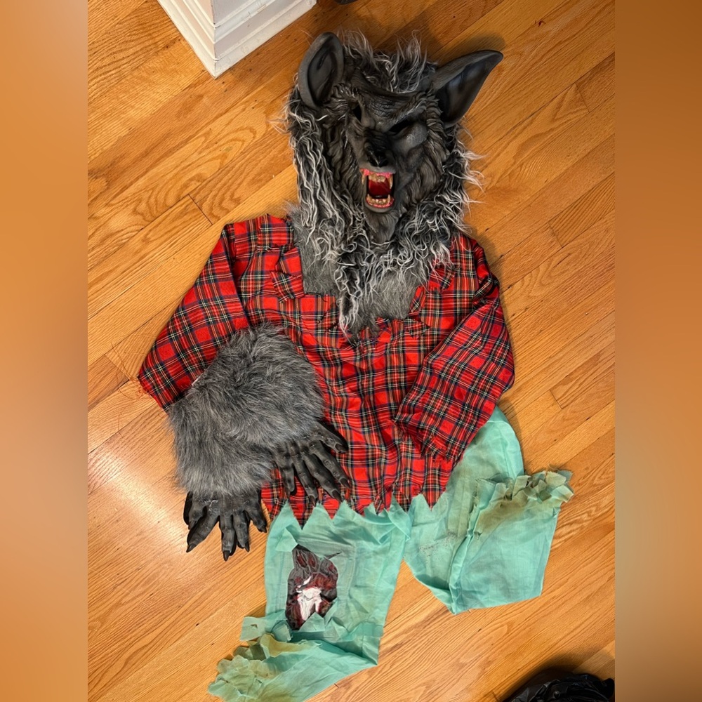 Deluxe complete werewolf Costume wolf Halloween